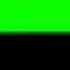 verde flúor/negro