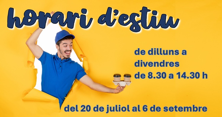 Horari d'estiu 2026