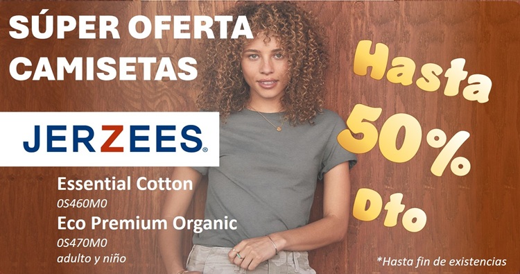 SÚPER OFERTA DE CAMISETAS JERZEES©