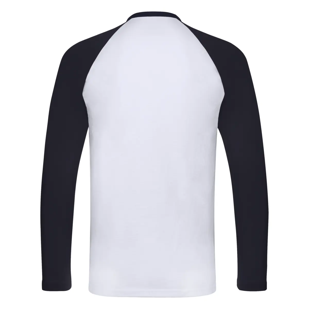 LONG SLEEVE BASEBALL - white/dark navy