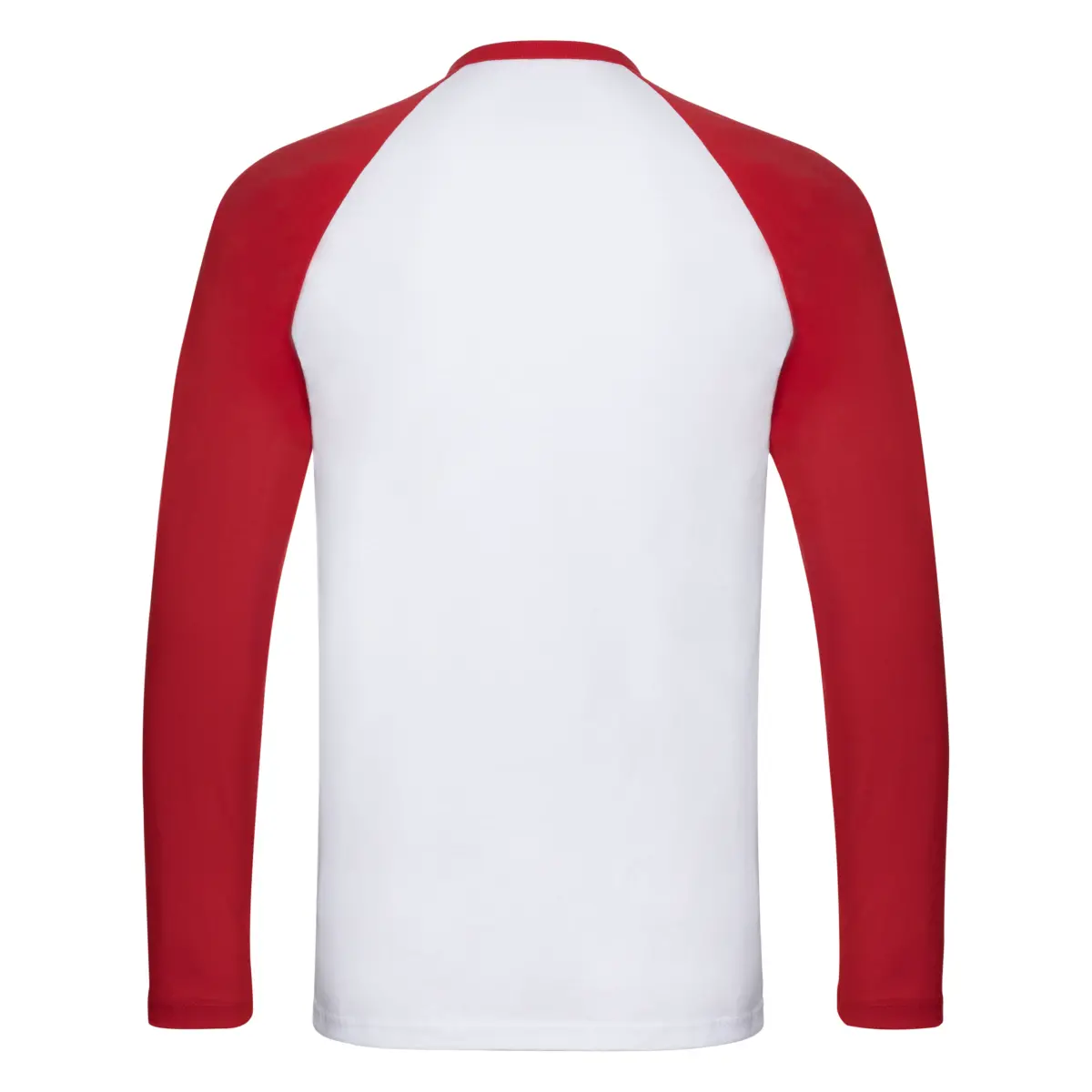 LONG SLEEVE BASEBALL - white/red