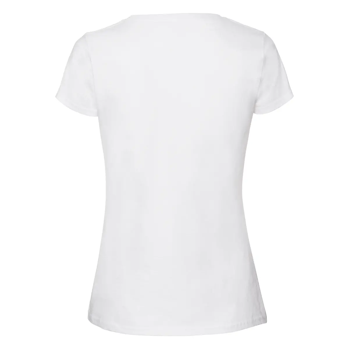 ICONIC 195 RINGSPUN PREMIUM LADY FIT (x cajas) - blanco