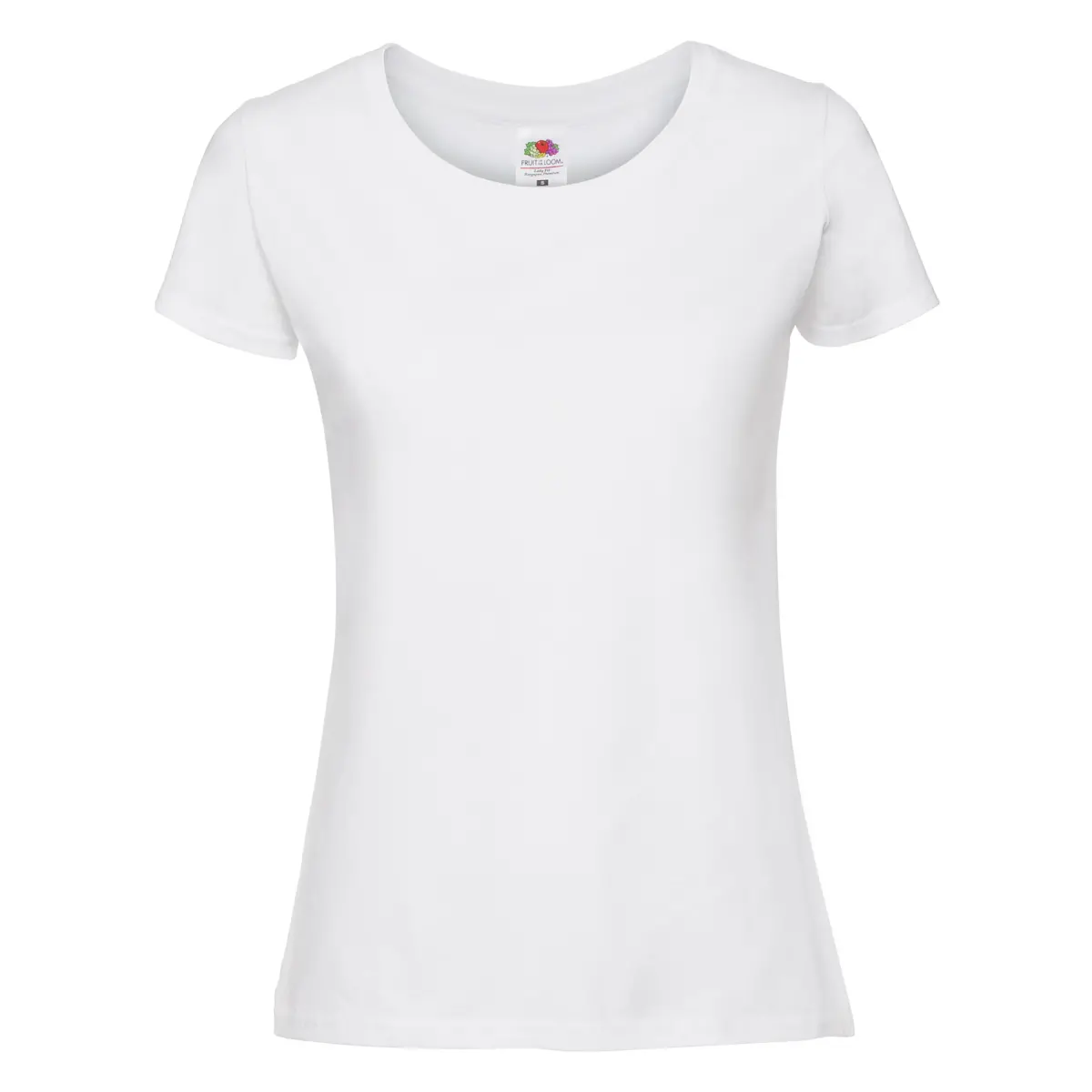 ICONIC 195 RINGSPUN PREMIUM LADY FIT (x cajas) - blanco