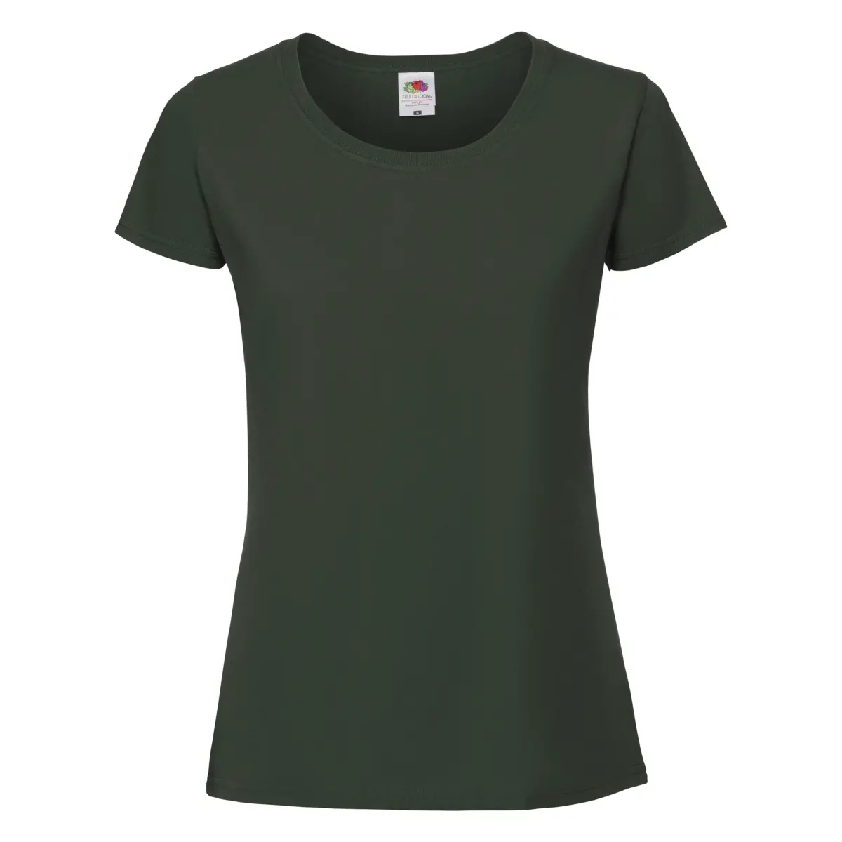 ICONIC 195 RINGSPUN PREMIUM LADY FIT (x cajas) - verde botella