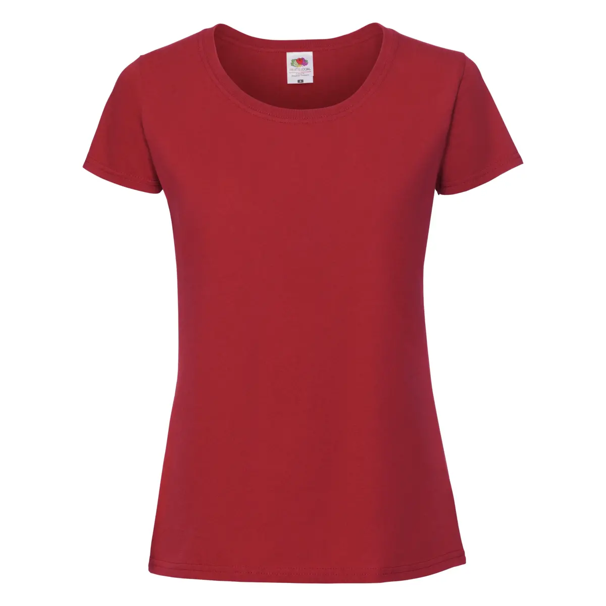 ICONIC 195 RINGSPUN PREMIUM LADY FIT (x cajas) - rojo