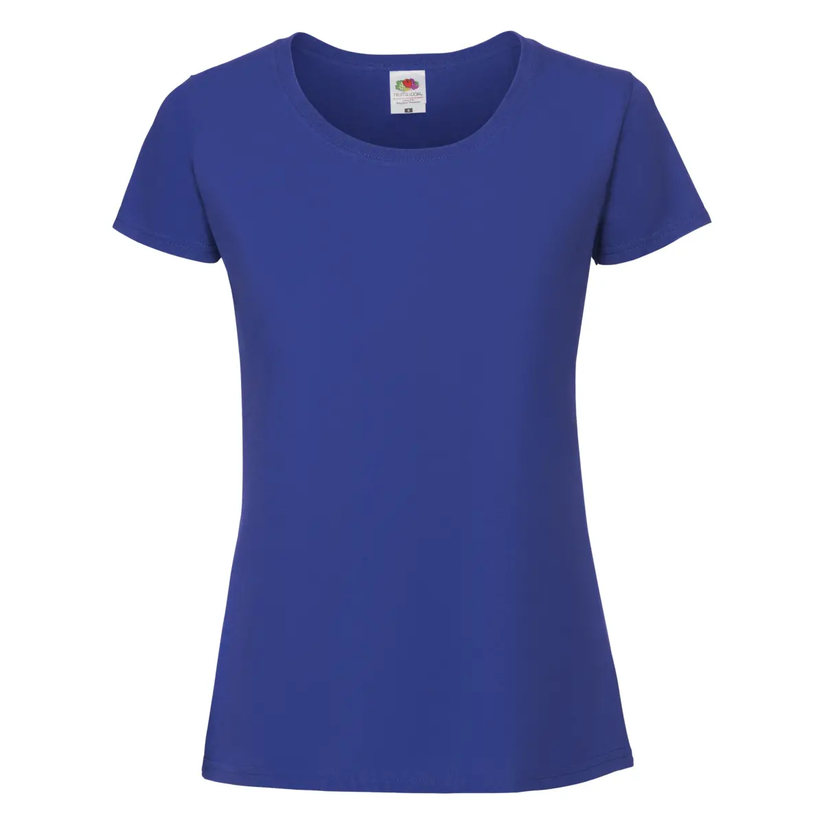 ICONIC 195 RINGSPUN PREMIUM LADY FIT (x cajas) - azul royal