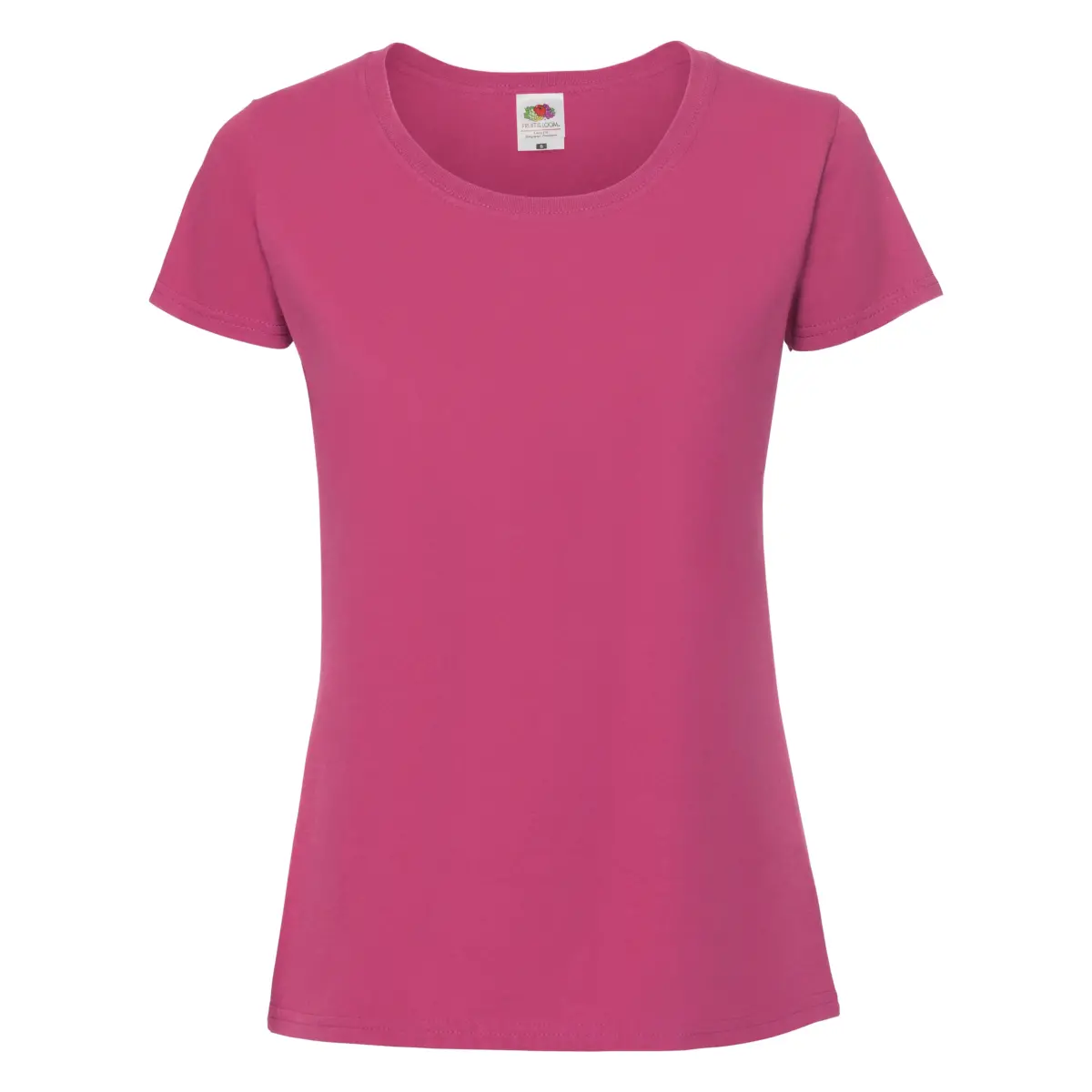 ICONIC 195 RINGSPUN PREMIUM LADY FIT (x cajas) - fucsia
