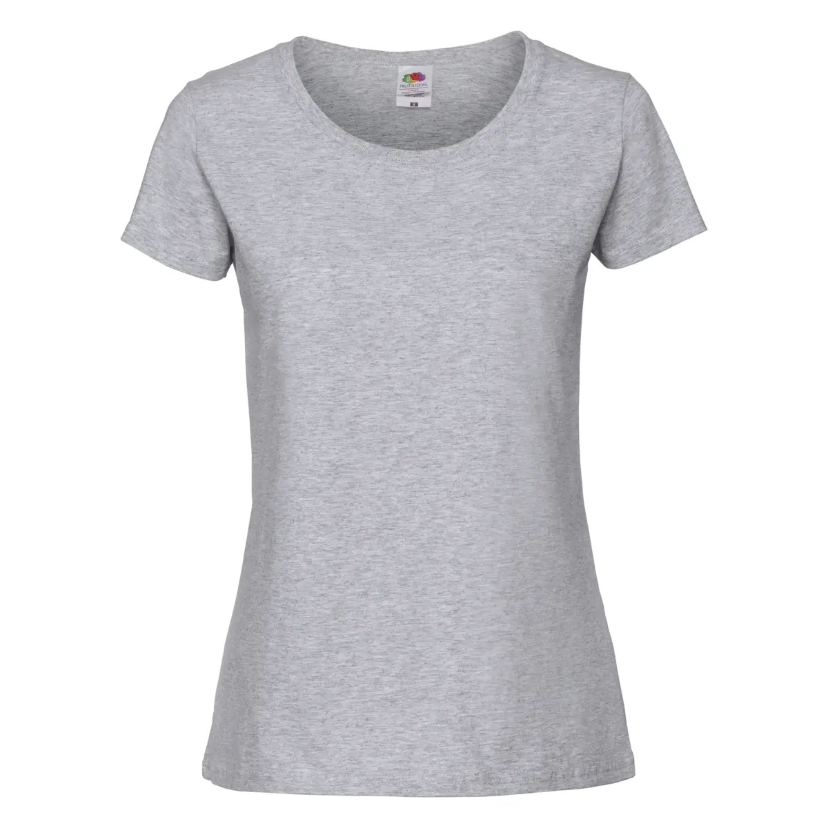 ICONIC 195 RINGSPUN PREMIUM LADY FIT (x cajas) - gris jaspeado