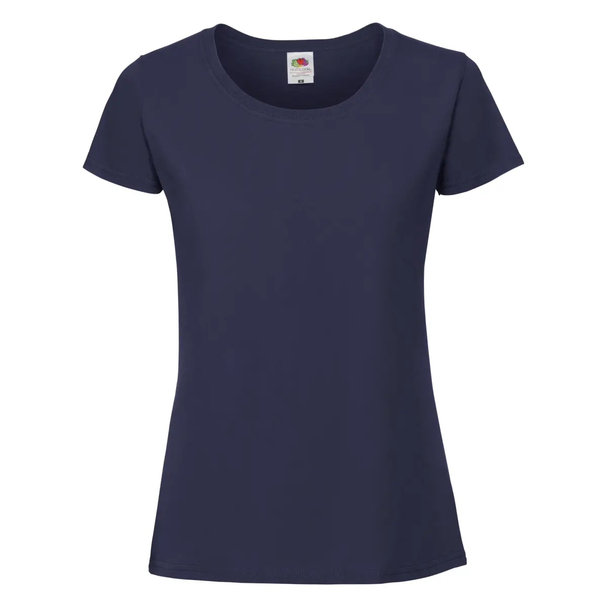 ICONIC 195 RINGSPUN PREMIUM LADY FIT (x cajas) - azul marino oscuro