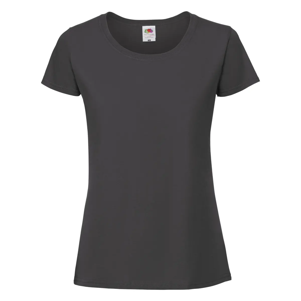ICONIC 195 RINGSPUN PREMIUM LADY FIT (x cajas) - gris grafito