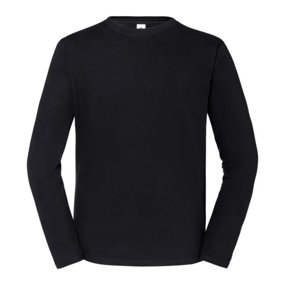 ICONIC 195 RINGSPUN PREMIUM M/LARGA (x cajas) - negro