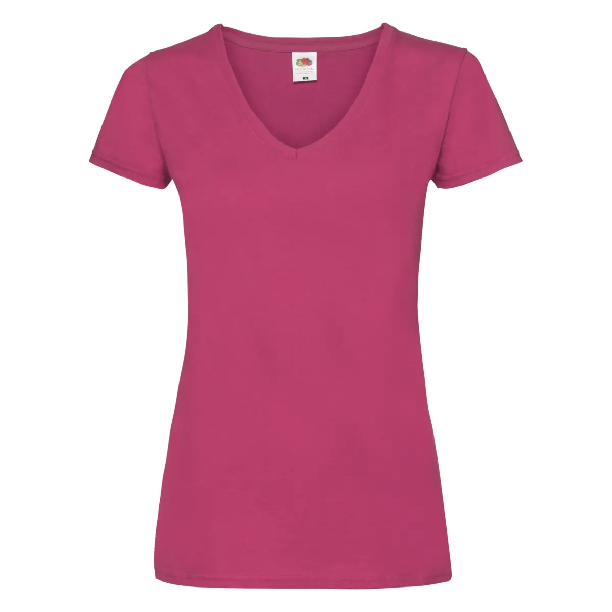 V-NECK LADY FIT OUTLET - fuchsia