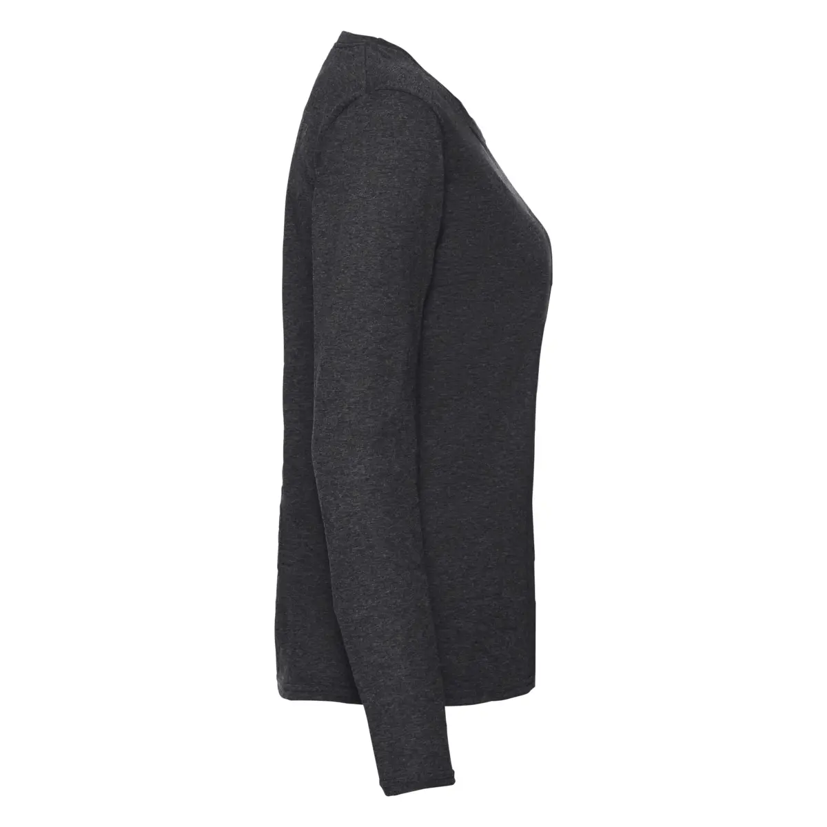 VALUE DE MUJER MANGA LARGA OUTLET - gris jaspeado oscuro