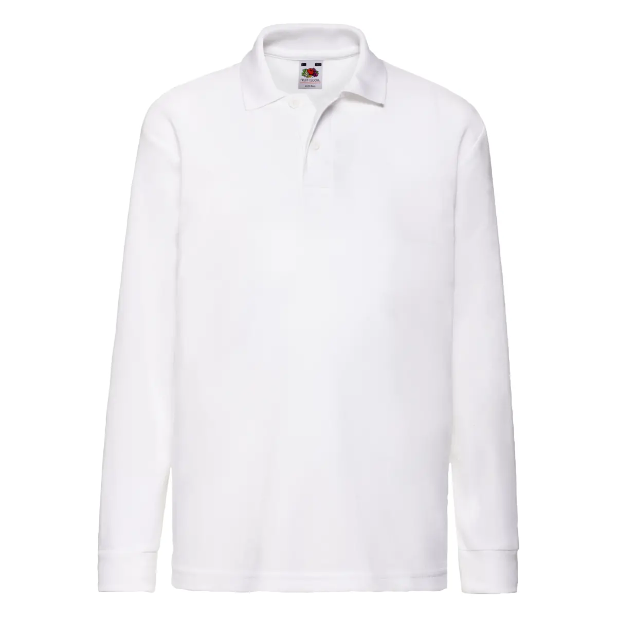 KIDS LONG SLEEVE 65/35 - white