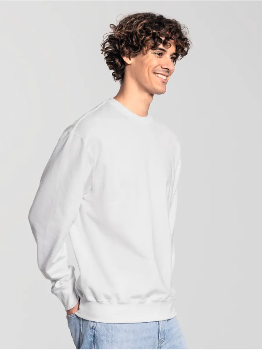 ICONIC 250 SET-IN SWEAT - white