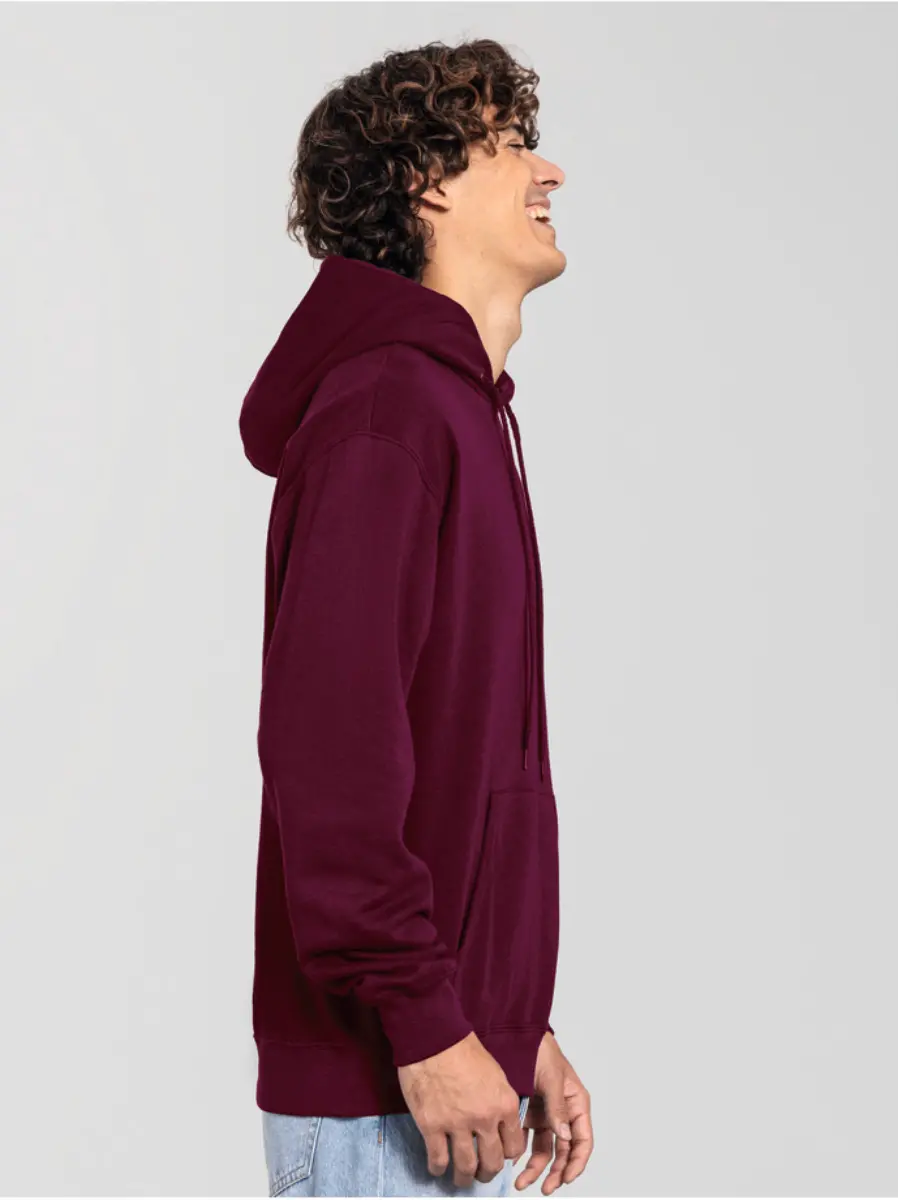 ICONIC 250 HOODED SWEAT - burgundy