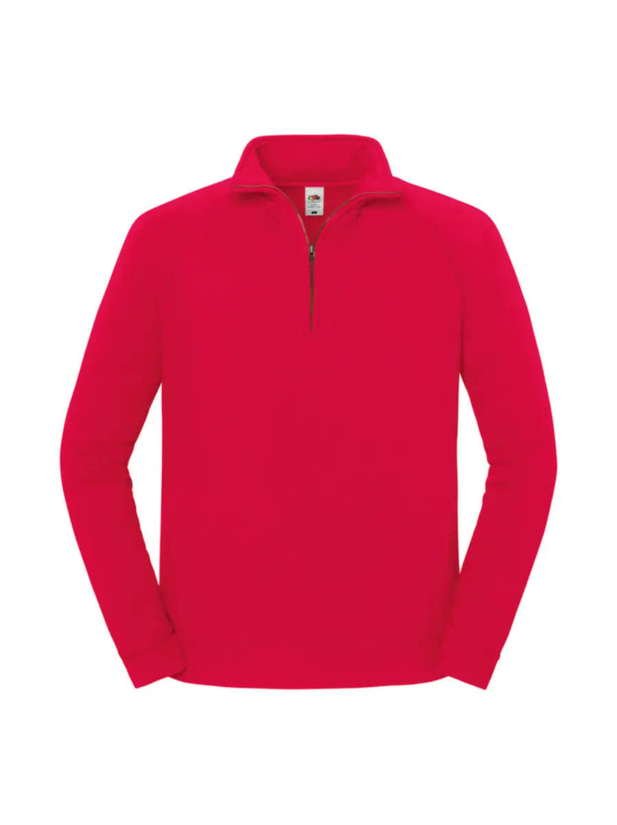 ICONIC PREMIUM HALF ZIP - red