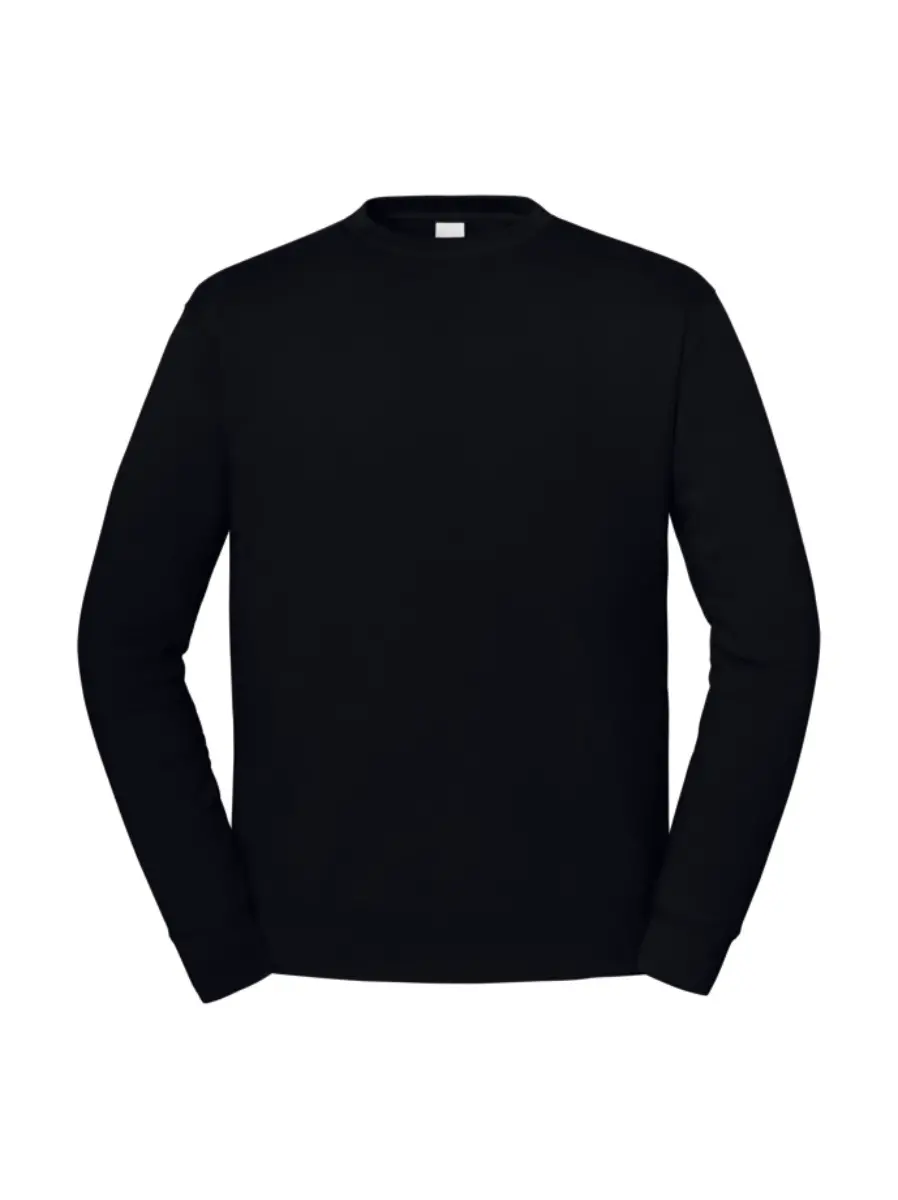 ICONIC PREMIUM SET-IN SWEAT - black