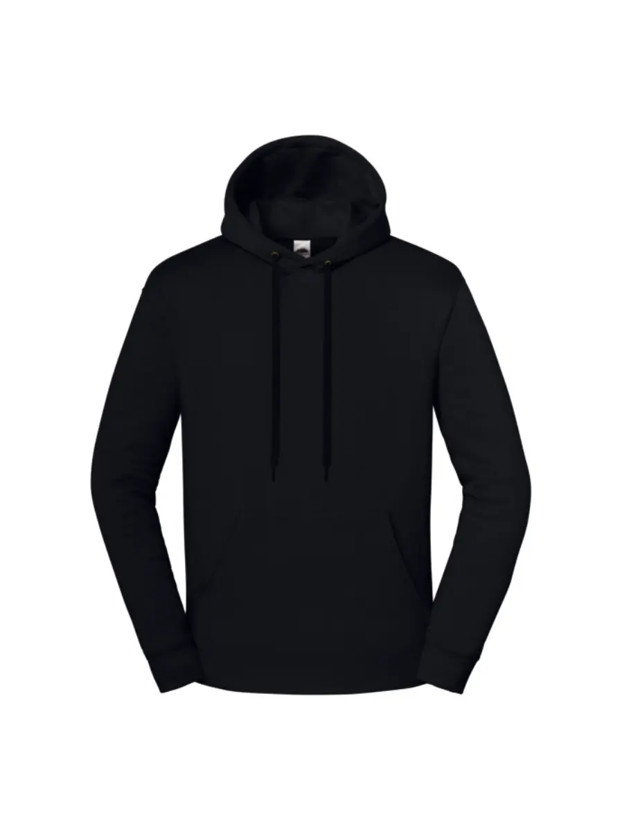 ICONIC PREMIUM HOODED SWEAT - black