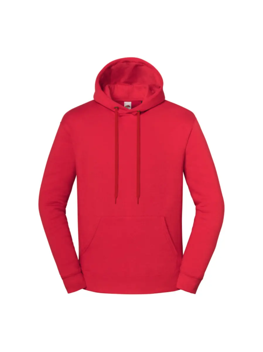 ICONIC PREMIUM HOODED SWEAT - red