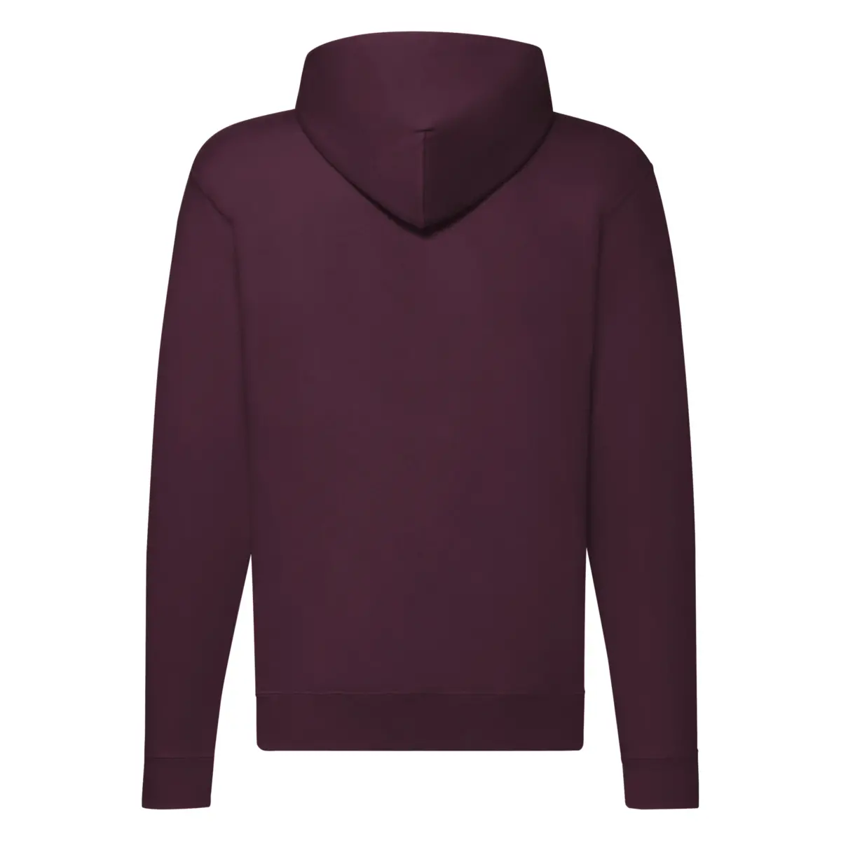 ZIP HOODED CLASSIC - burgundy