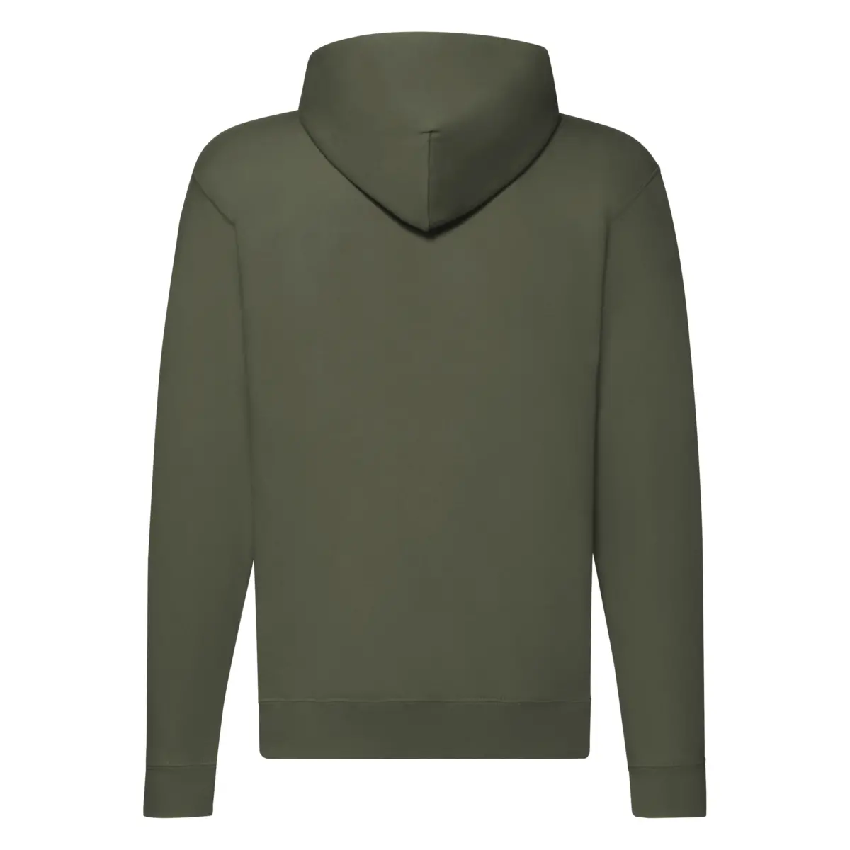 ZIP HOODED CLASSIC - olive green