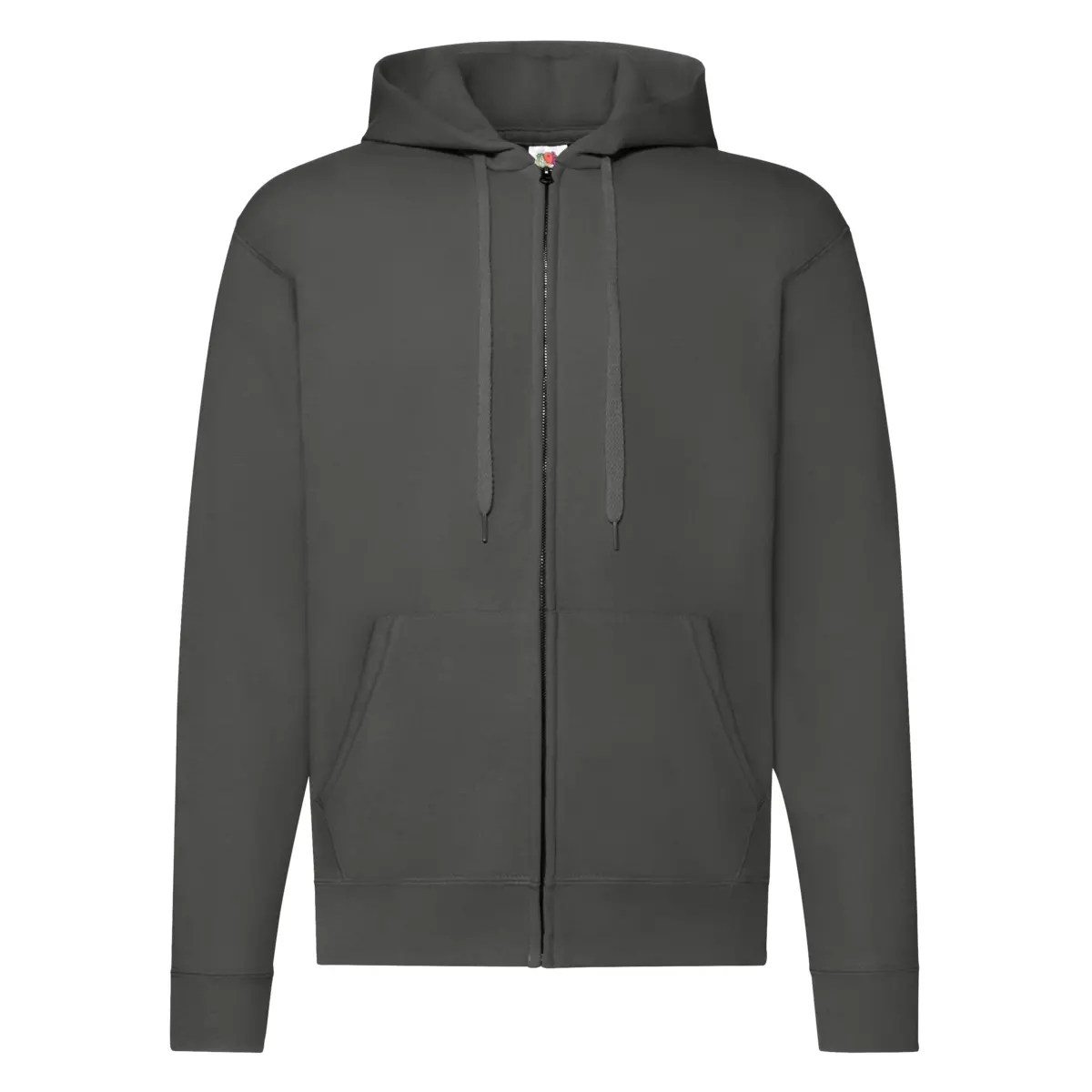 ZIP HOODED CLASSIC - graphite grey