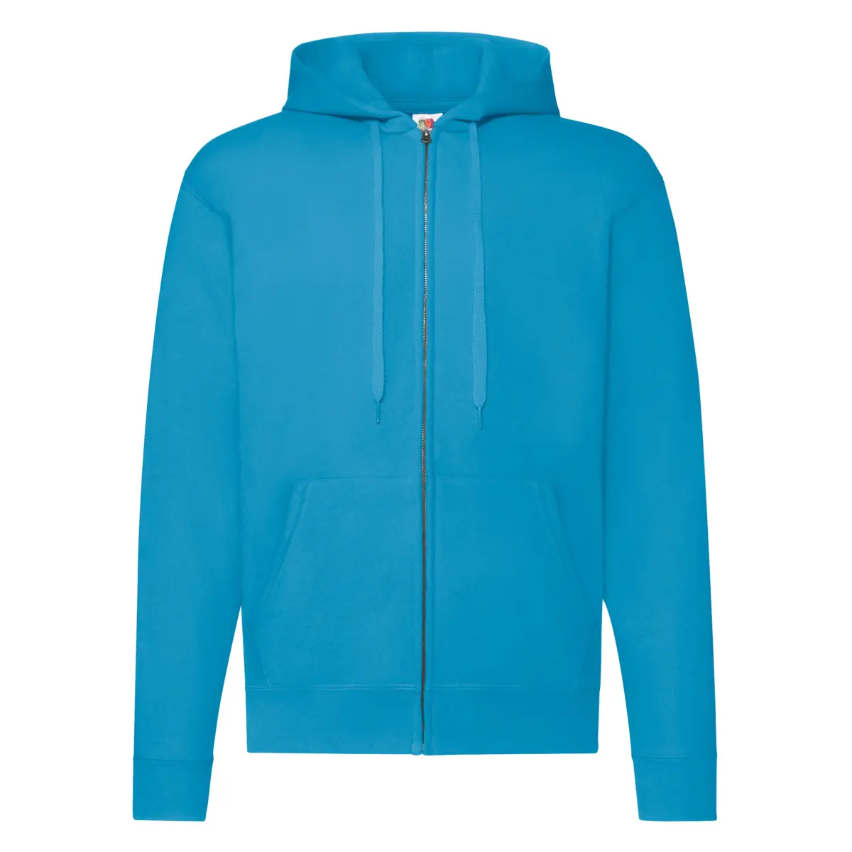 ZIP HOODED CLASSIC - azur