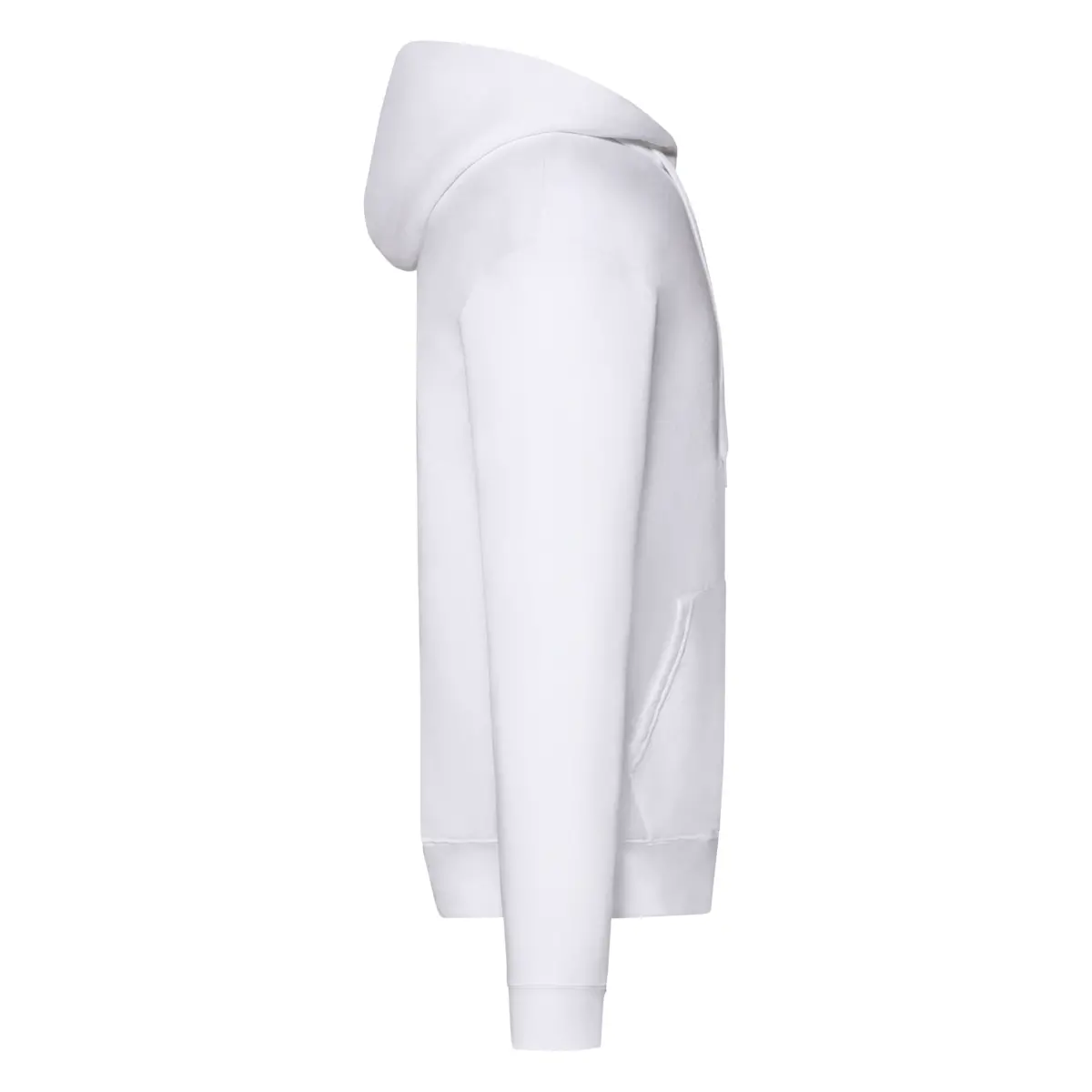 ZIP HOODED CLASSIC - white
