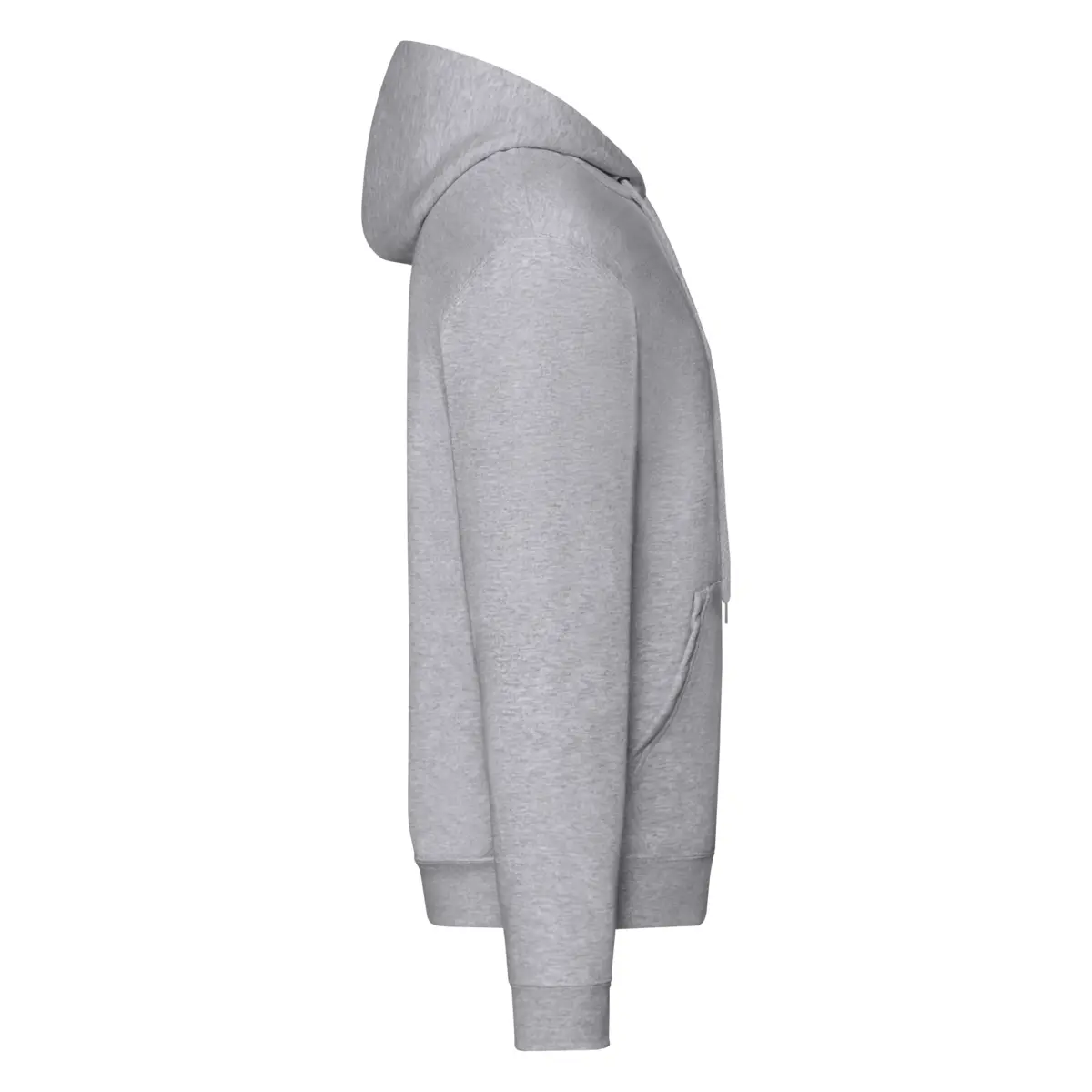 ZIP HOODED CLASSIC - heather grey
