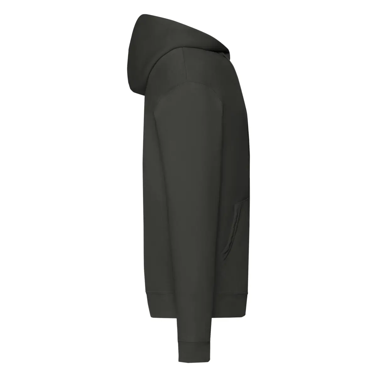 ZIP HOODED CLASSIC - graphite grey