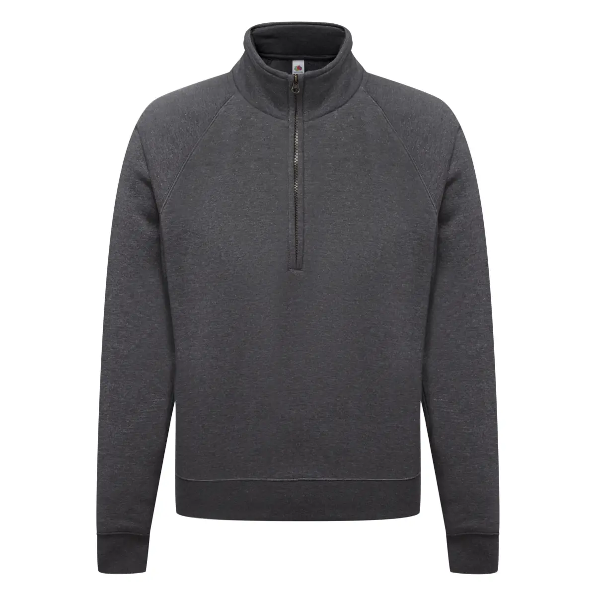 HALF ZIP PREMIUM OUTLET - dark heather grey