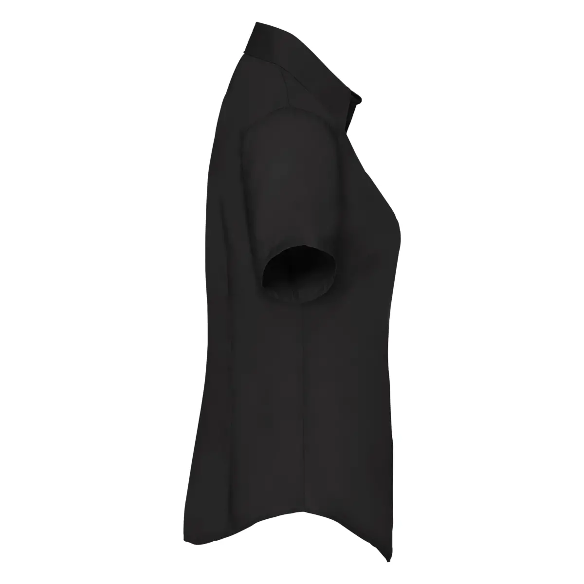 POPELINA DE MUJER MANGA CORTA OUTLET - negro