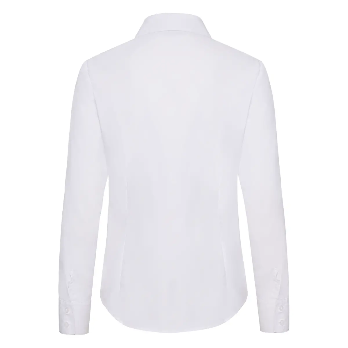 POPELINA DE MUJER MANGA LARGA OUTLET - blanco