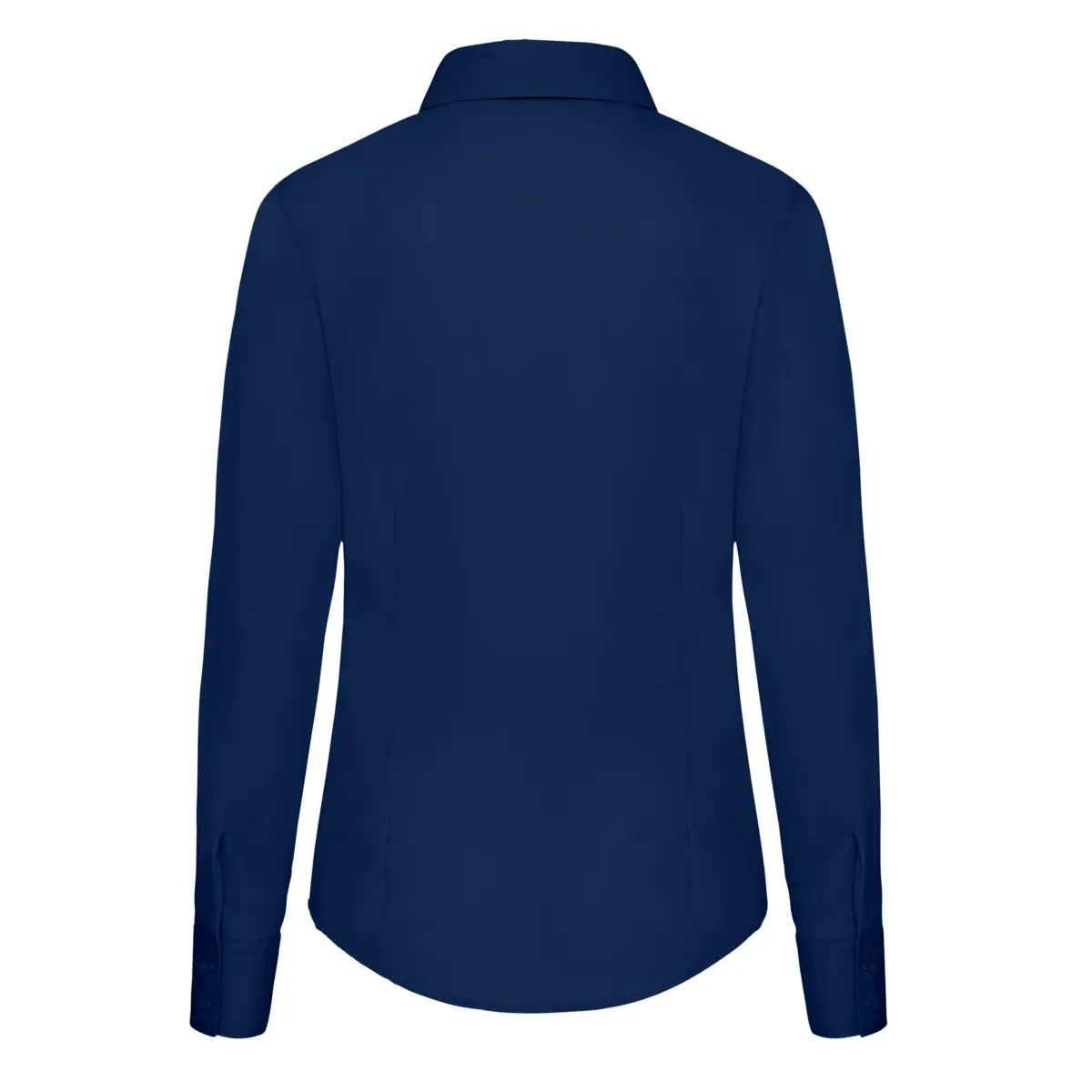 POPELINA DE MUJER MANGA LARGA OUTLET - azul marino