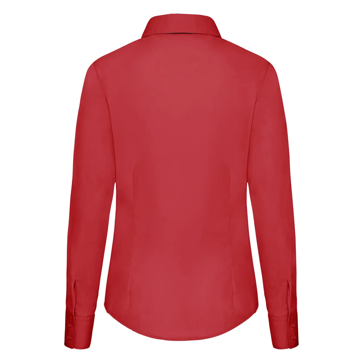 POPELINA DE MUJER MANGA LARGA OUTLET - rojo