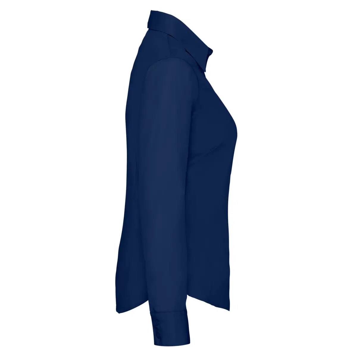 POPELINA DE MUJER MANGA LARGA OUTLET - azul marino