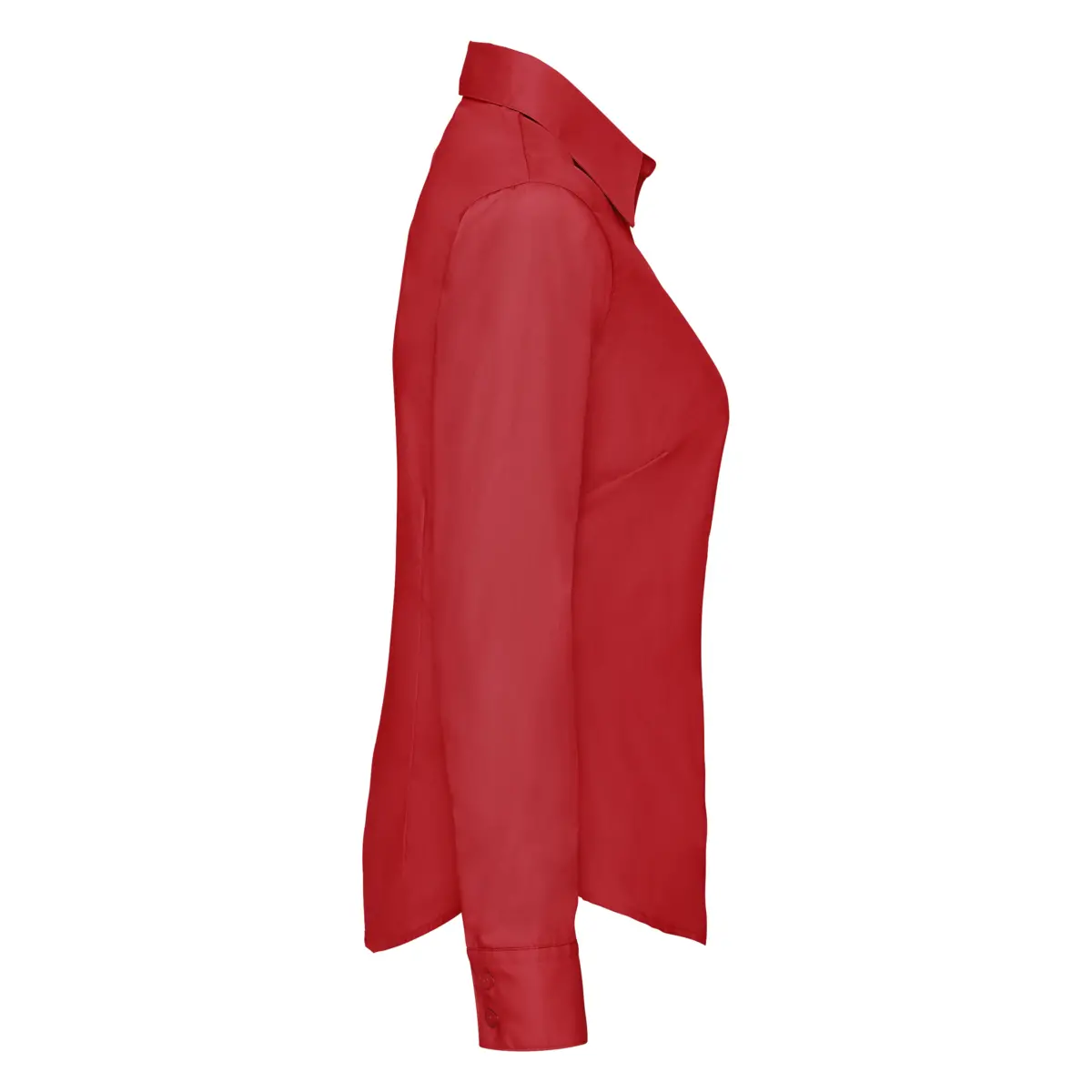 POPELINA DE MUJER MANGA LARGA OUTLET - rojo