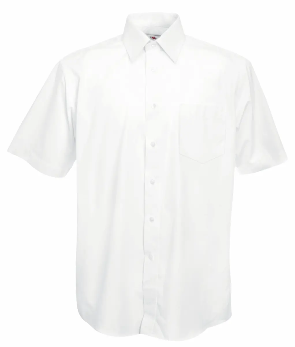 POPELINA MANGA CORTA OUTLET - blanco