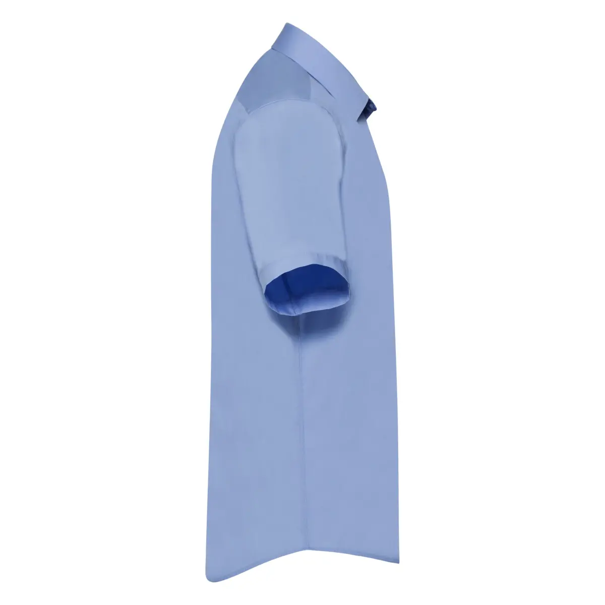 SHORT SLEEVE POPLIN OUTLET - medium blue