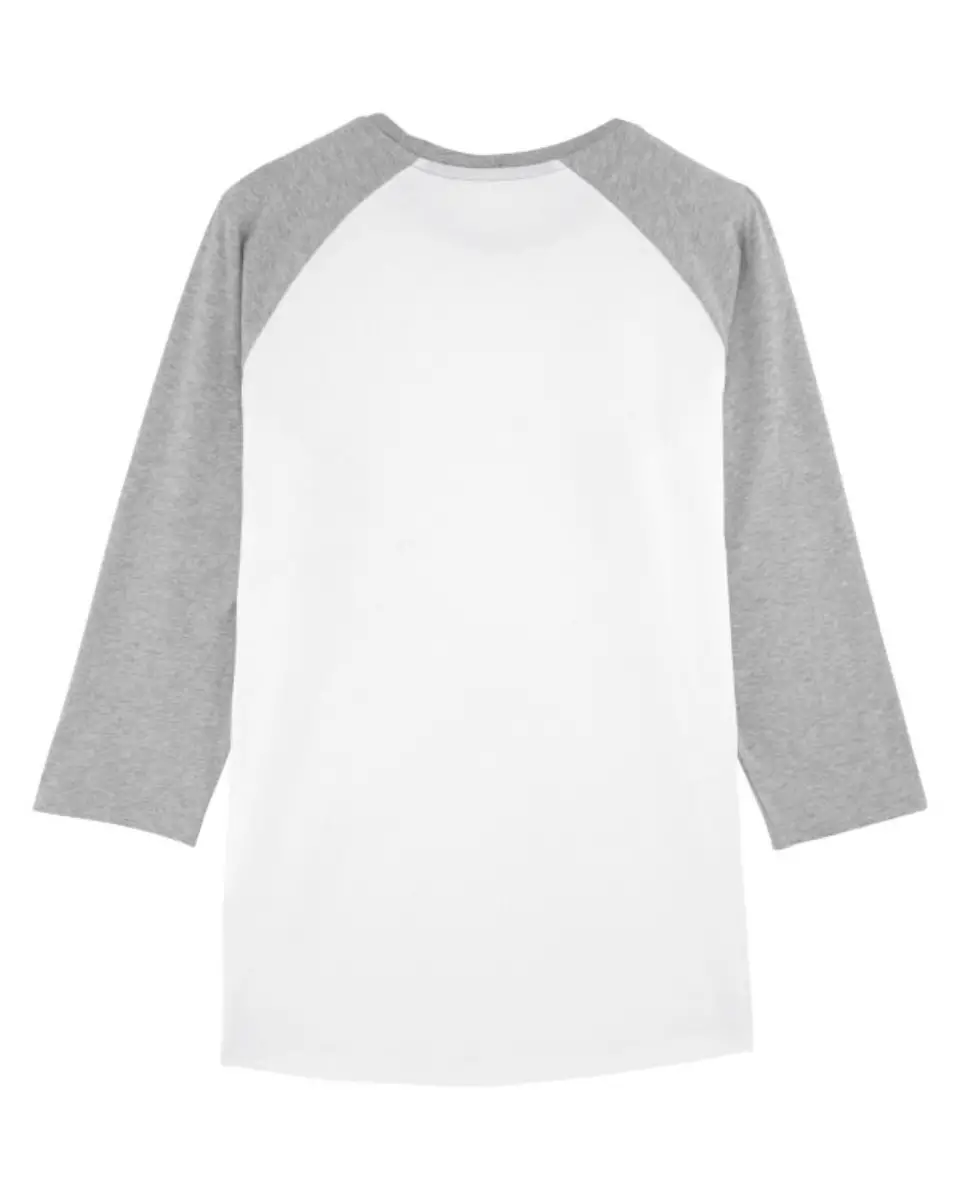 Baseball - white/heather grey