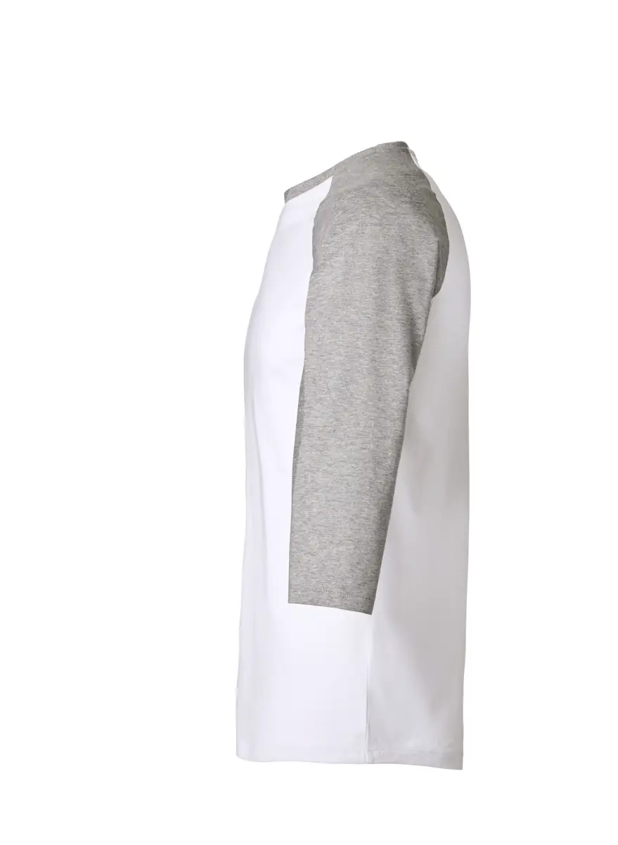 Baseball - white/heather grey