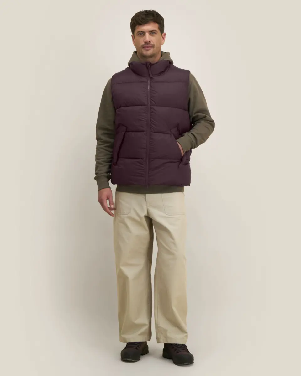 Puffer Gilet 2.0 - red brown