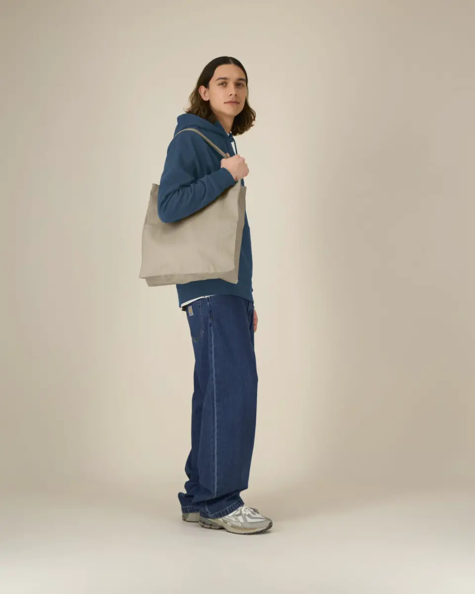 Mid Tote Bag - desert dust