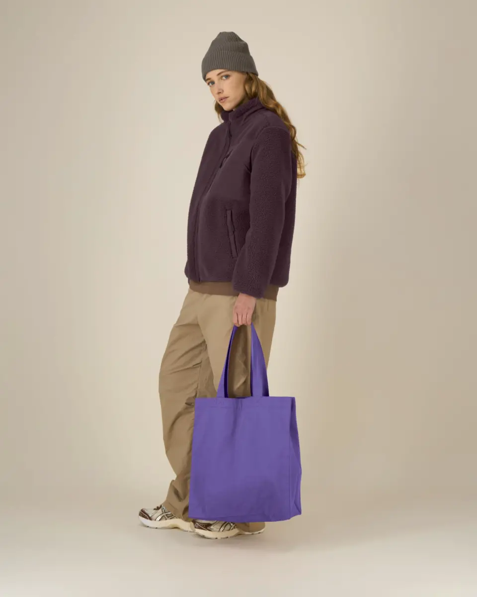 Mid Tote Bag - purple love