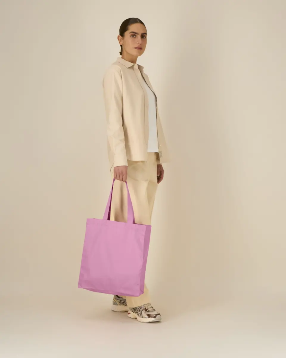 Mid Tote Bag - bubble pink