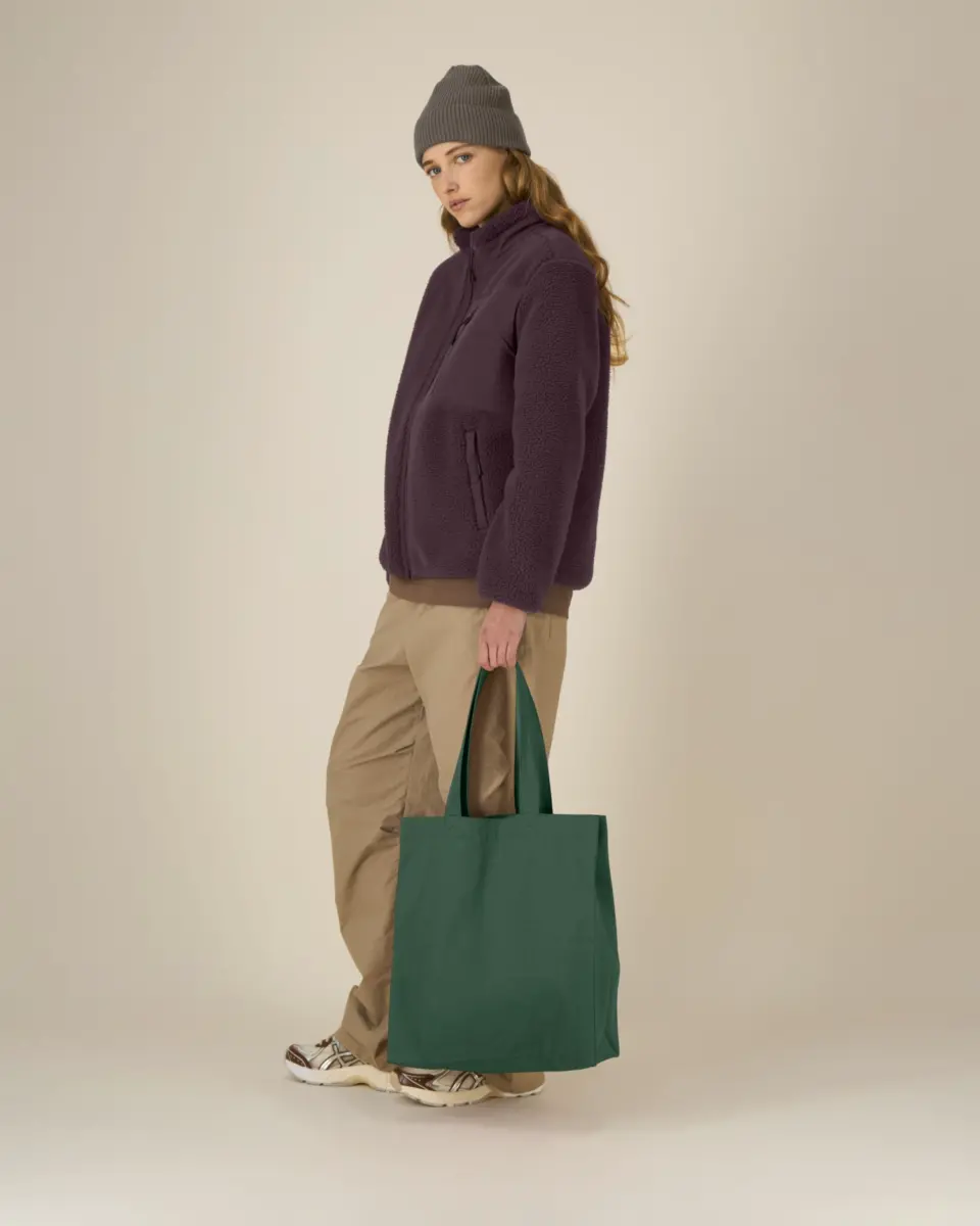Mid Tote Bag - bottle green