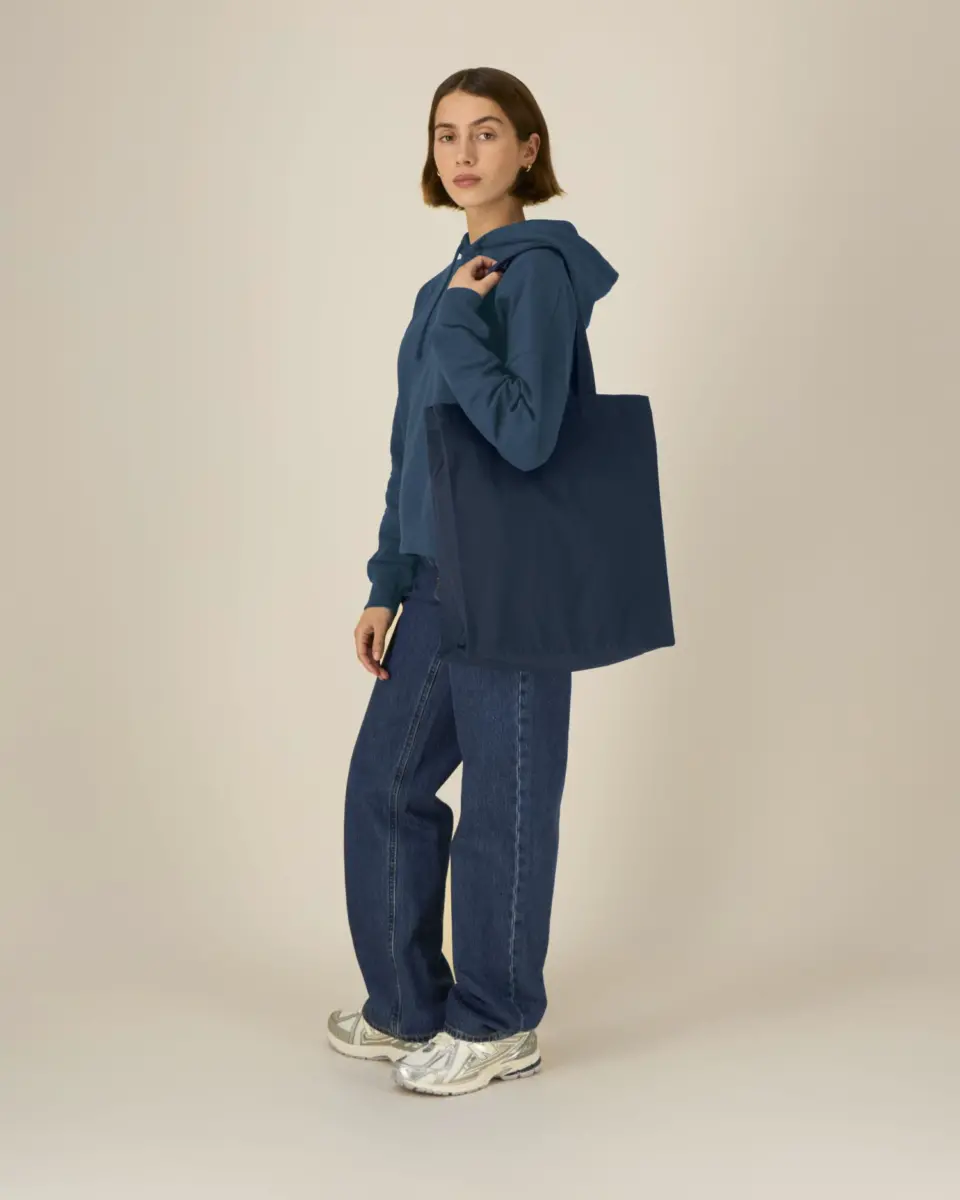 Mid Tote Bag - french navy