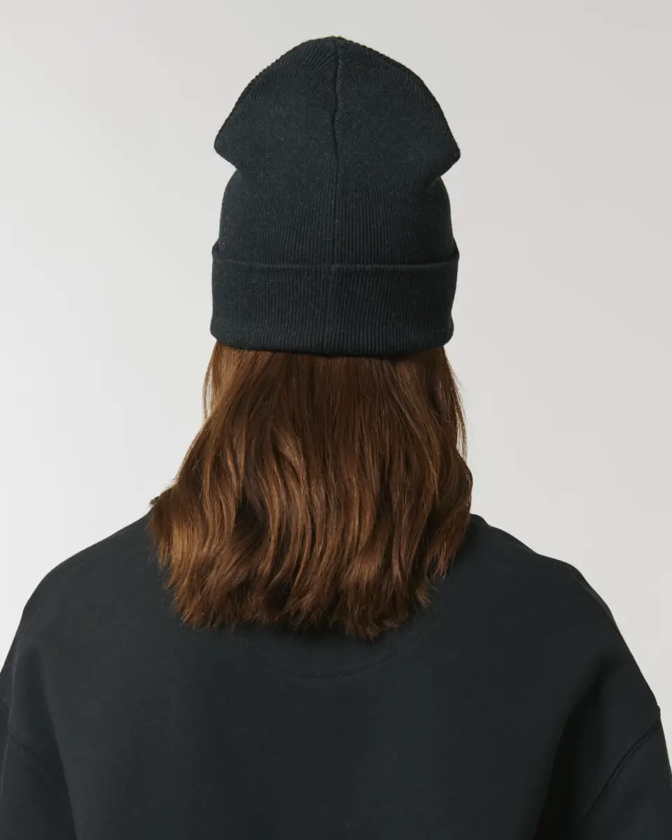 Rib Beanie - black