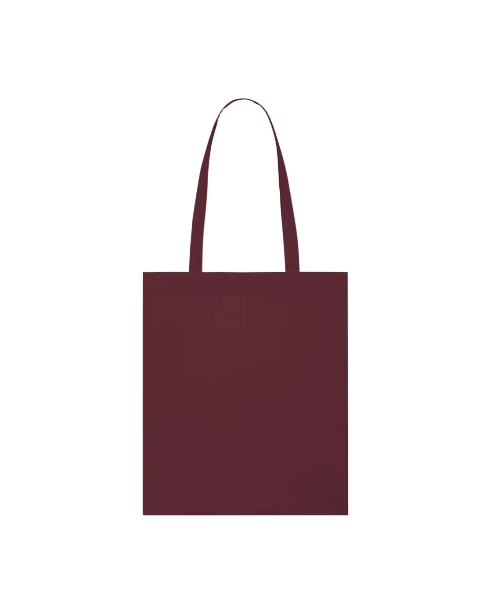 Light Tote Bag - burgundy